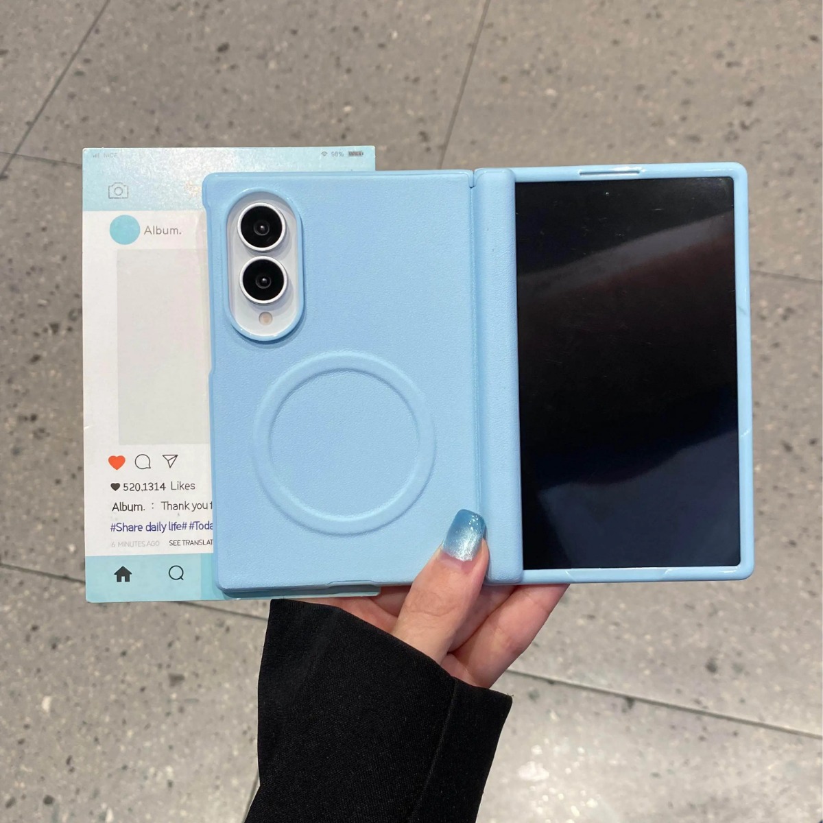 Screen Protector Matte - Funda de cuero mate de color