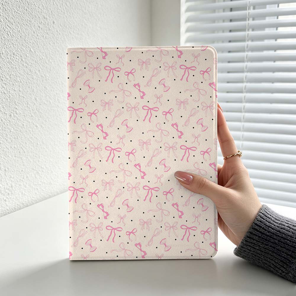 Lenovo Tablet P12 Accessories - Funda minimalista con patrón de lazo