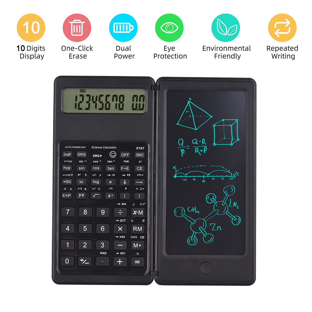Calculadora científica plegabl - Graphic Tablet Accessories reseña y precio