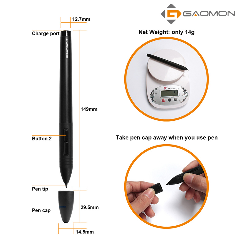GAOMON-lápiz óptico de dibujo  - Graphic Tablet Accessories reseña y precio